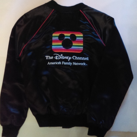 Disney Other - Disney Channel Black Satin Jacket sz S